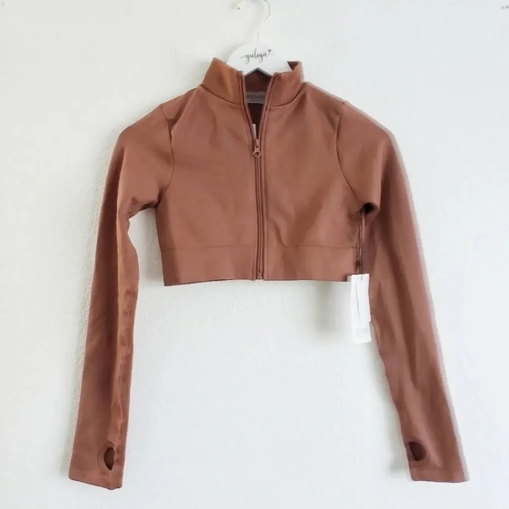Active zip up in mauve - Picture 4 of 4